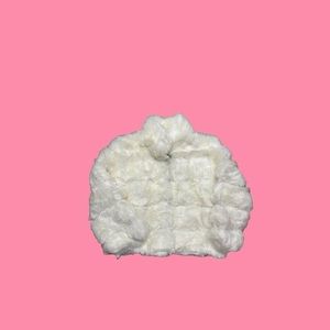 Oversized faux fur coat